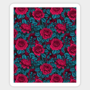 Red roses Sticker